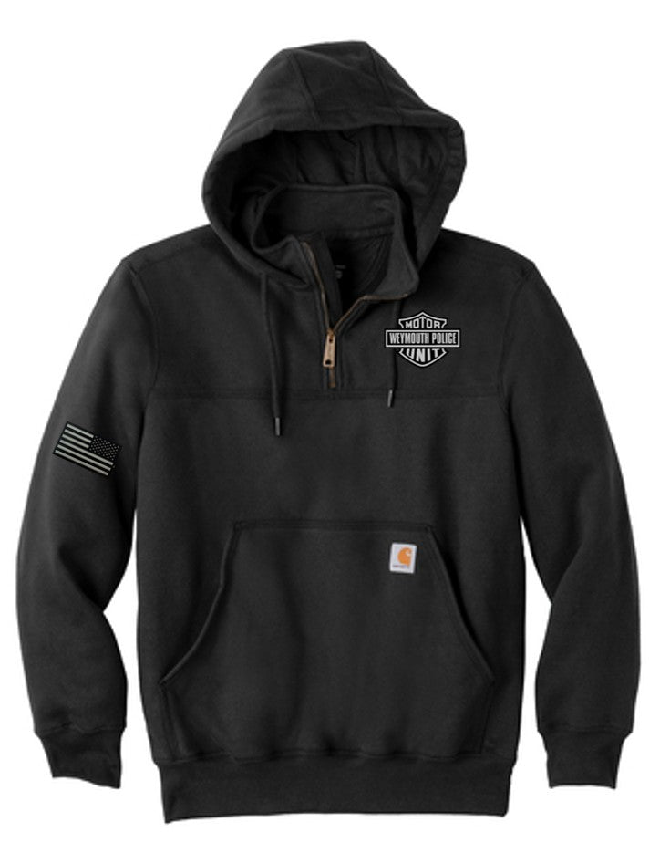 Motor Unit 1/4 Zip Hooded Sweatshirt