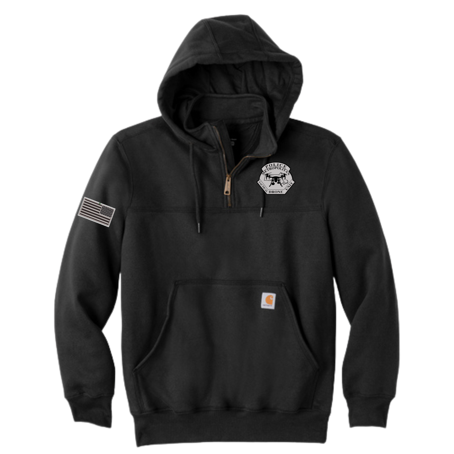 Carhartt 1/4 Zip Hooded Sweatshirt