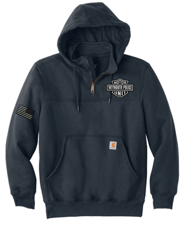 Motor Unit 1/4 Zip Hooded Sweatshirt