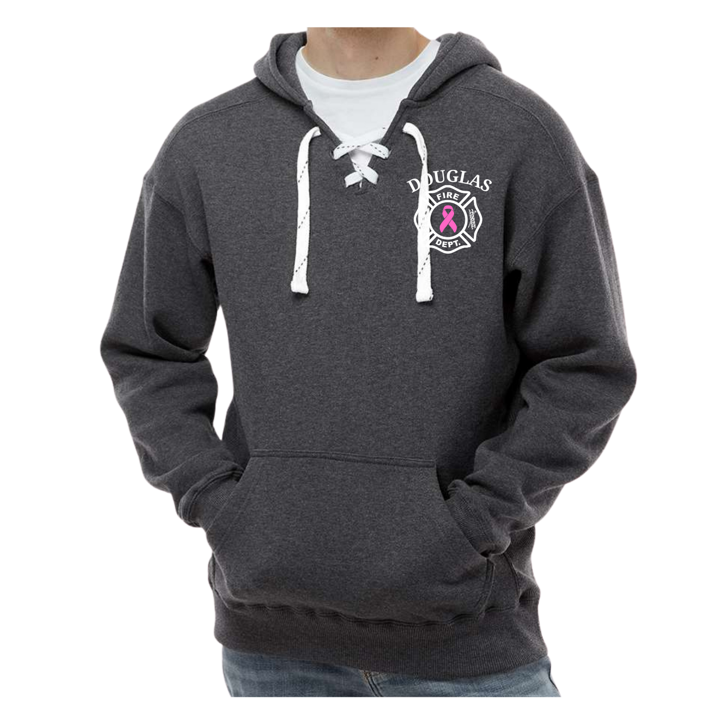 Hockey Style Hooded Sweatshirt