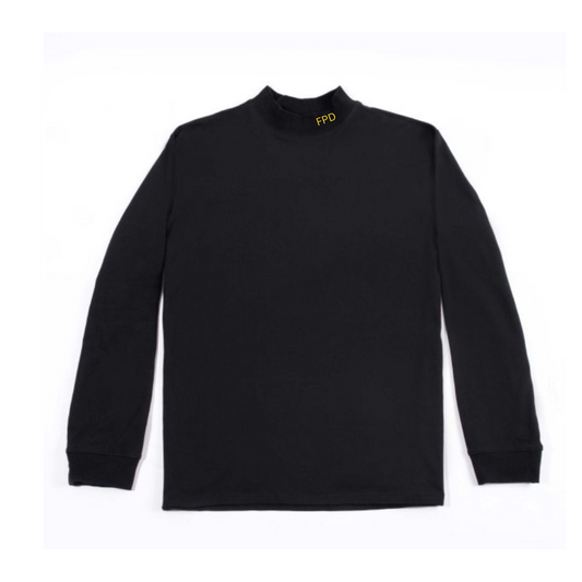 Blauer Turtleneck