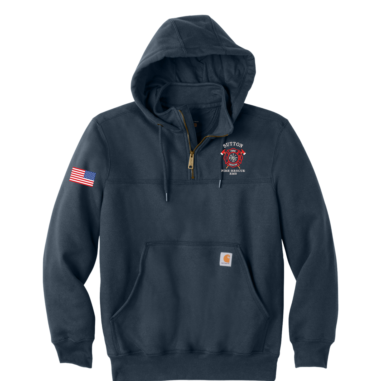 Carhartt 1/4 Zip Hooded Sweatshirt